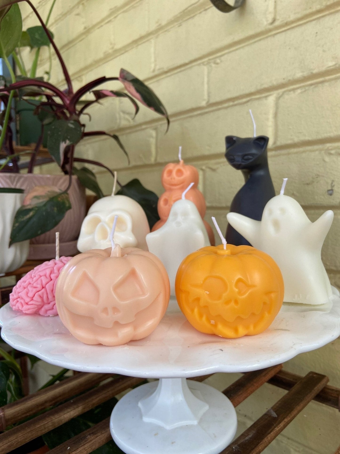 Pair of pumpkin candles - Kendall's Kandles
