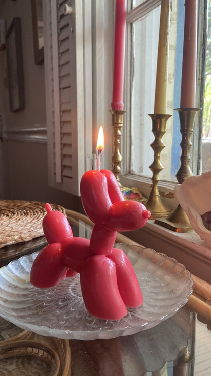 Balloon animal candle - Kendall's Kandles