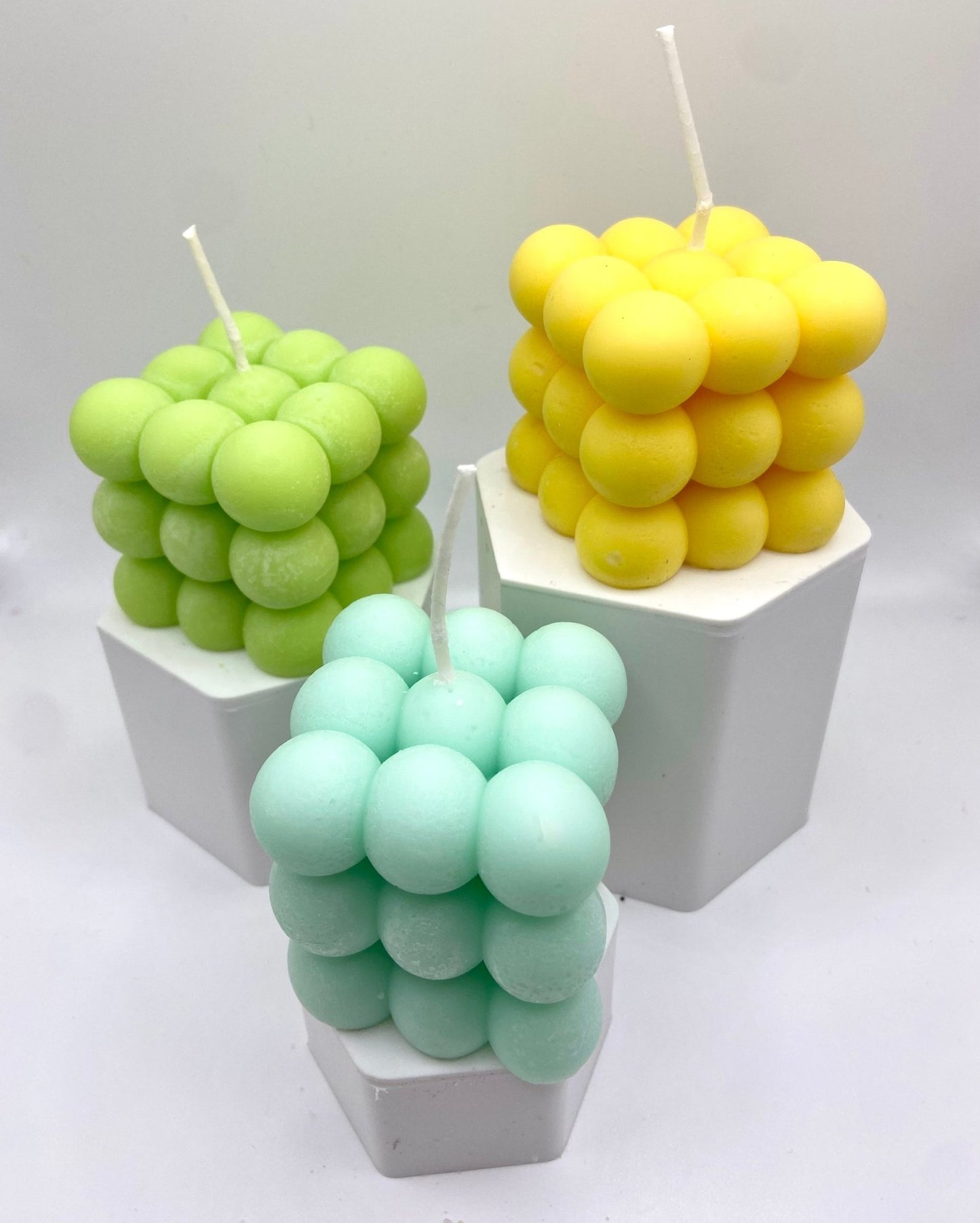 Bubble Cube Candle - Kendall's Kandles