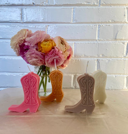 Cowboy boot candle - Kendall's Kandles