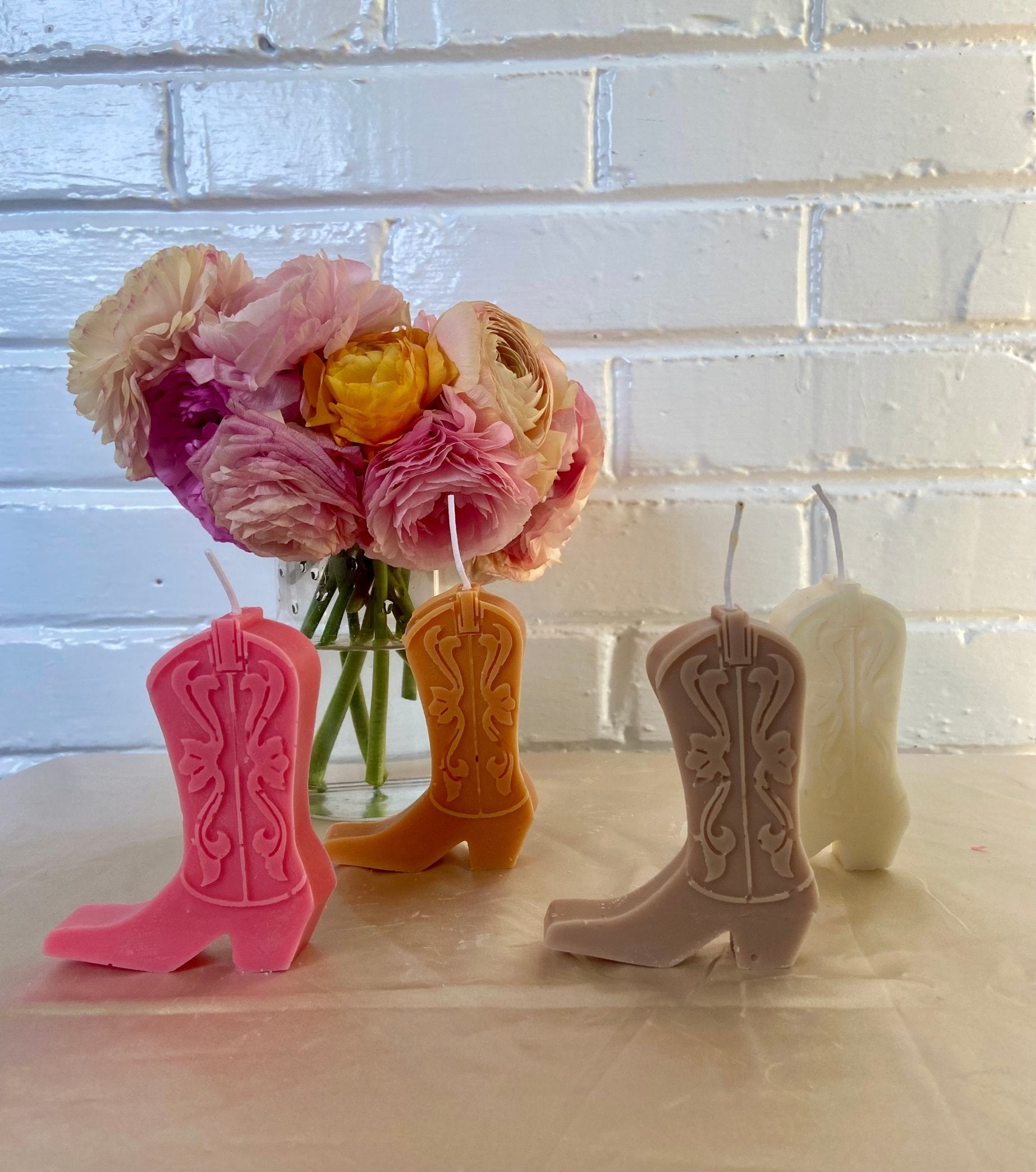 Cowboy boot candle - Kendall's Kandles
