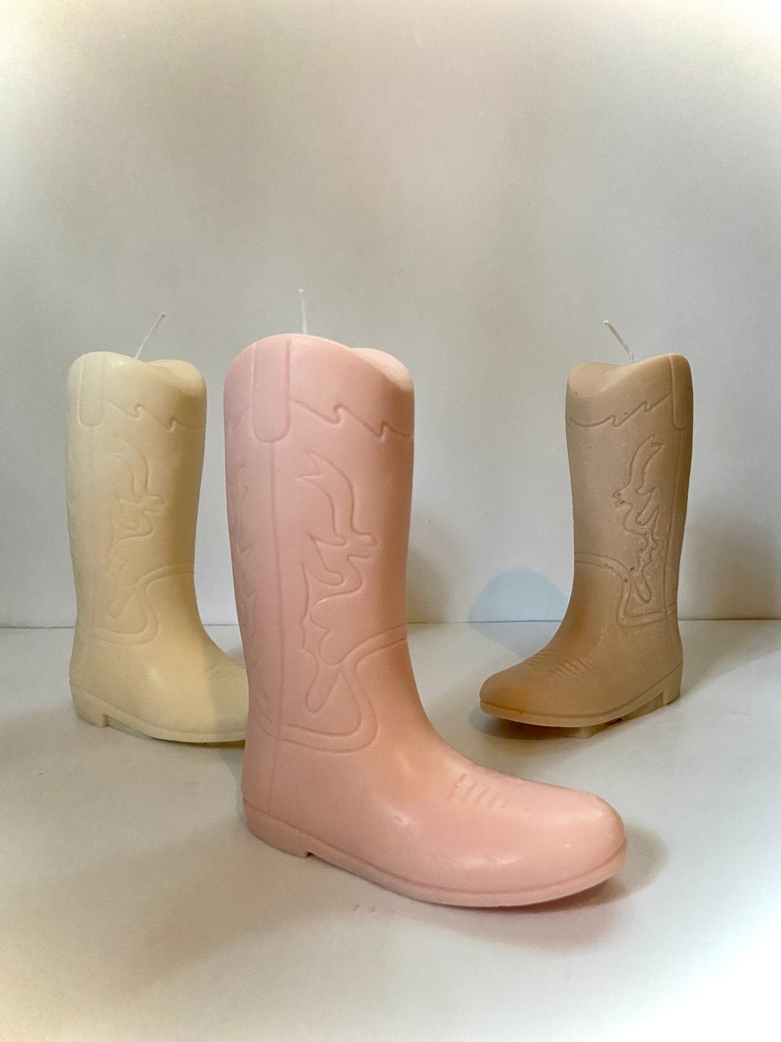 Cowgirl boot candle - Kendall's Kandles
