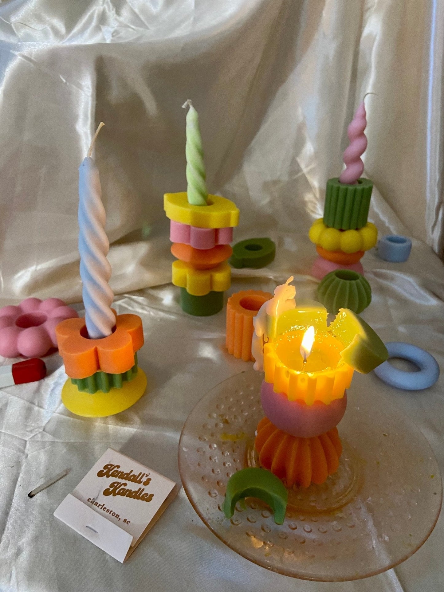 Taper candle stacker - Kendall's Kandles