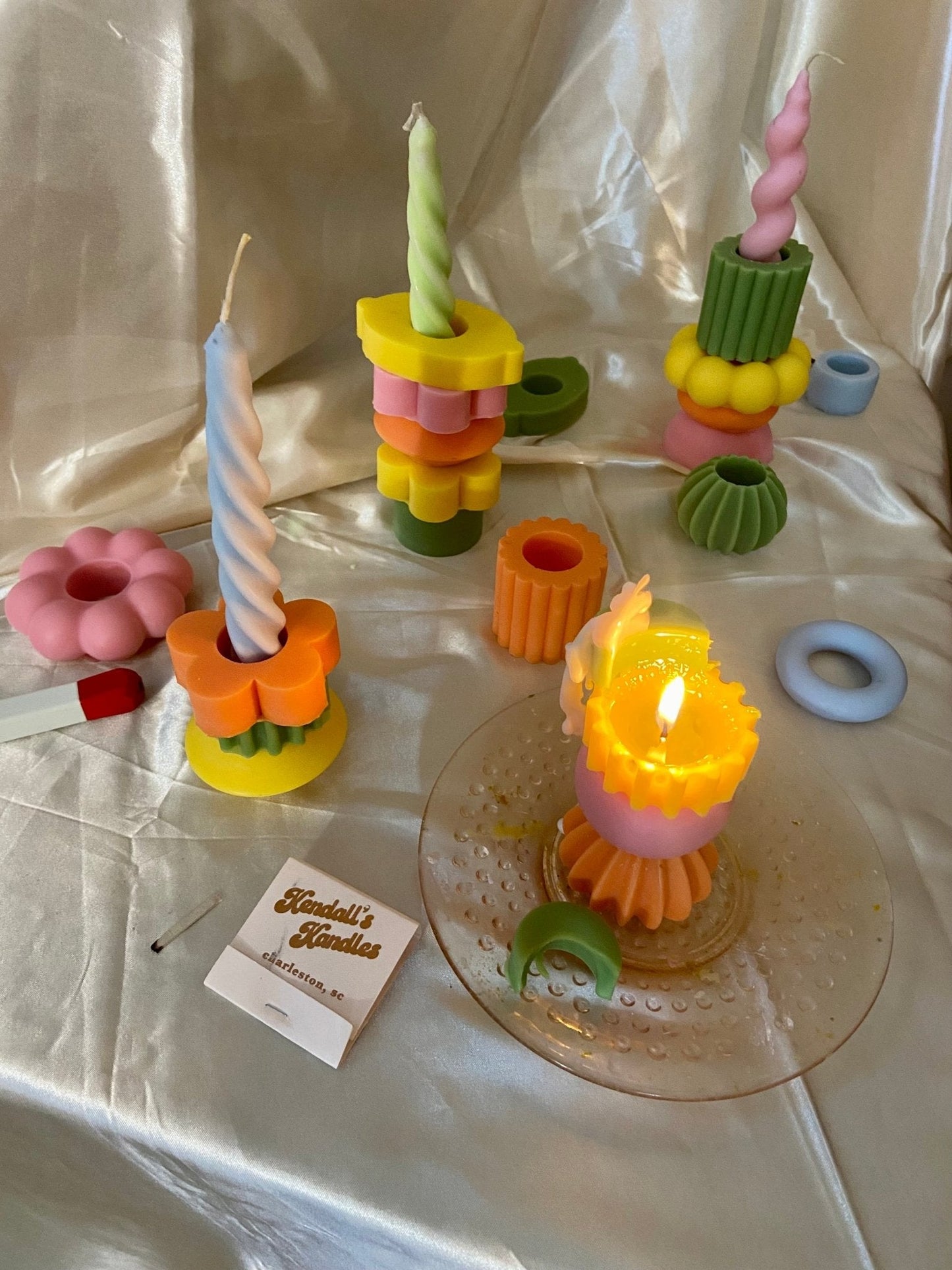 Taper candle stacker - Kendall's Kandles