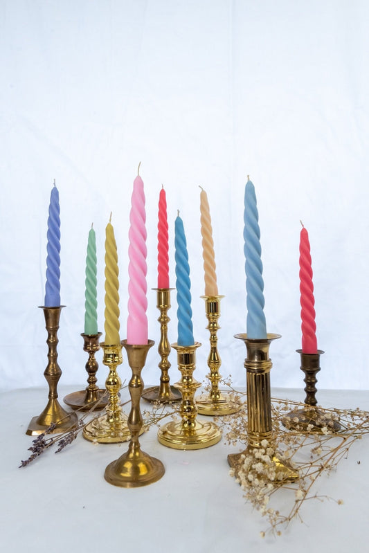 Twisted Taper Candles #1 - Kendall's Kandles